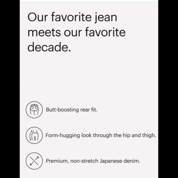 Everlane The Original Cheeky High Rise Straight Leg Jeans Mid Blue Sz 29 - Picture 13 of 14